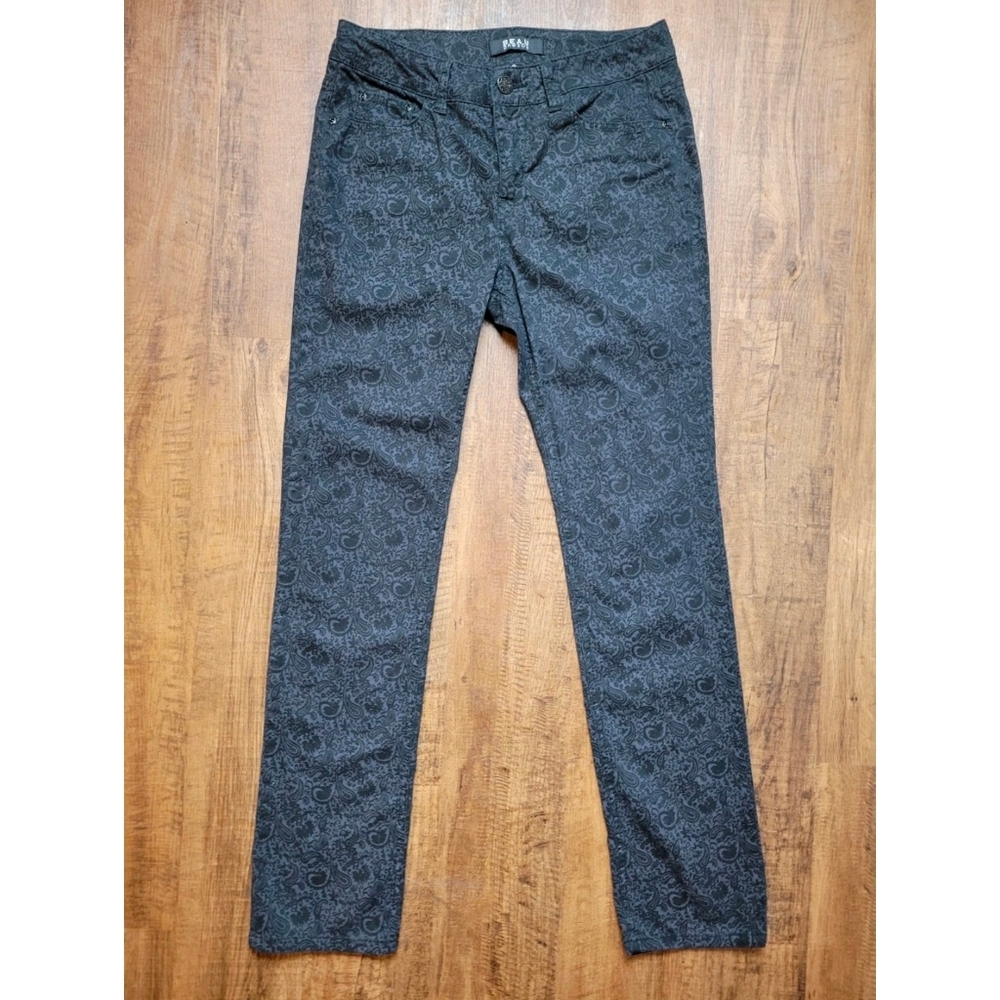 Beau Dawson paisley print mid-rise skinny jeans